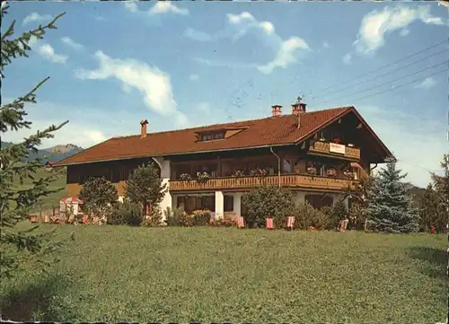 Fischen Allgaeu Jugenderholungsheim Alpenland / Fischen i.Allgaeu /Oberallgaeu LKR