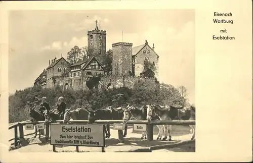 Eisenach Thueringen Wartburg Eselstation / Eisenach /Eisenach Stadtkreis