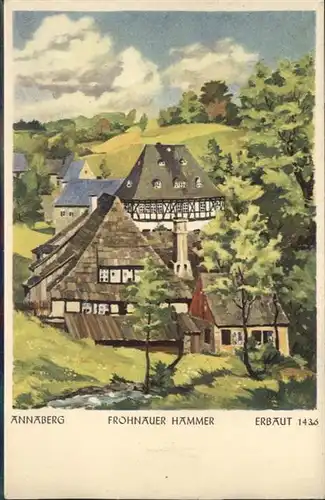 Annaberg-Buchholz Erzgebirge Frohnauer Haemmer / Annaberg /Erzgebirgskreis LKR