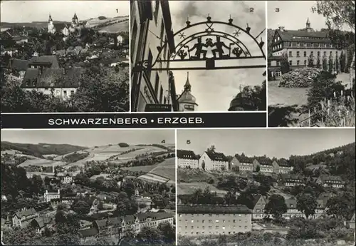 Schwarzenberg Erzgebirge Rathaus Schwibbogen  / Schwarzenberg /Erzgebirgskreis LKR