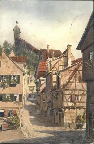 Esslingen Neckar Geiselgasse Hochwacht Kuenstler Marschall / Esslingen am Neckar /Esslingen LKR