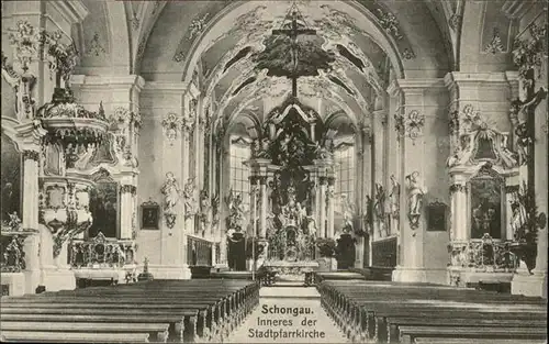 Schongau Kirchen inneres / Schongau /Weilheim-Schongau LKR