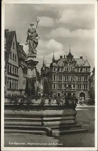 Kaufbeuren Neptunbrunnen Rathaus / Kaufbeuren /Kaufbeuren Stadtkreis