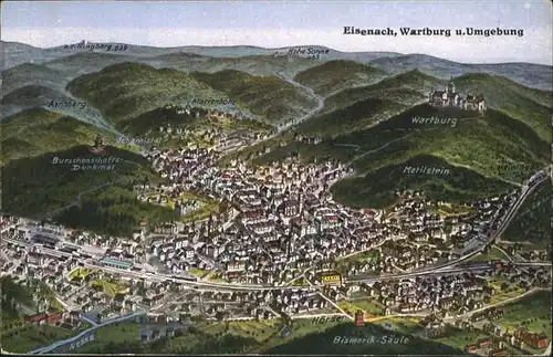 Eisenach Thueringen Wartburg / Eisenach /Eisenach Stadtkreis