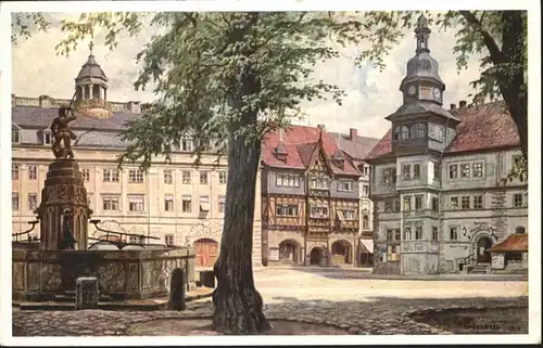 Eisenach Thueringen Marktplatz / Eisenach /Eisenach Stadtkreis