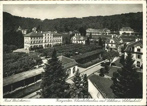 Bad Brueckenau Kurgarten Elisabethenbau Schloss Schlosshotel / Bad Brueckenau /Bad Kissingen LKR