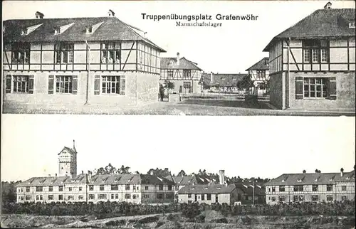 Grafenwoehr Truppenuebungsplatz Mannschaftslager / Grafenwoehr /Neustadt Waldnaab LKR