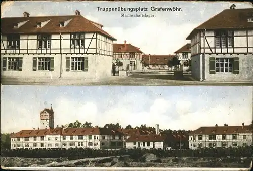 Grafenwoehr Truppenuebungsplatz Mannschaftslager / Grafenwoehr /Neustadt Waldnaab LKR