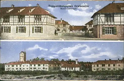 Grafenwoehr Truppenuebungsplatz Mannschaftslager / Grafenwoehr /Neustadt Waldnaab LKR