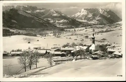 Reit Winkl Kaisergebirge / Reit im Winkl /Traunstein LKR