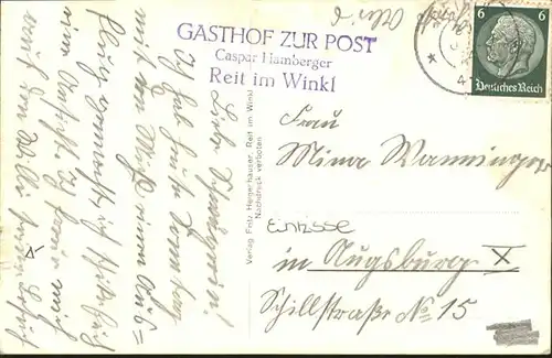 Reit Winkl Wilden Zahmen Kaiser Kuehe / Reit im Winkl /Traunstein LKR