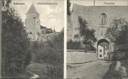 Schongau Frauentor Polizeidienerturm / Schongau /Weilheim-Schongau LKR