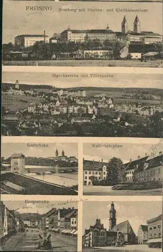 Freising Oberbayern Domberg Knaben Klerikalseminar Isarbruecke Weihenstephan Hauptstrasse  / Freising /Freising LKR