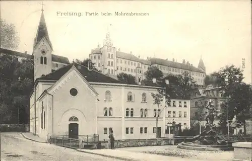 Freising Oberbayern Mohrenbrunnen / Freising /Freising LKR