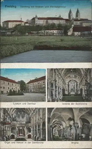 Freising Oberbayern Domberg Knaben Klerikalseminar Lyzeum Inneres Domkirche / Freising /Freising LKR