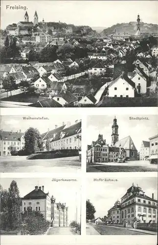 Freising Oberbayern Weihenstephan Stadtplatz Jaegerkaserne Hofbraeuhaus / Freising /Freising LKR