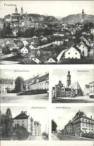 Freising Oberbayern Weihenstephan Stadtplatz Jaegerkaserne Hofbraeuhaus / Freising /Freising LKR