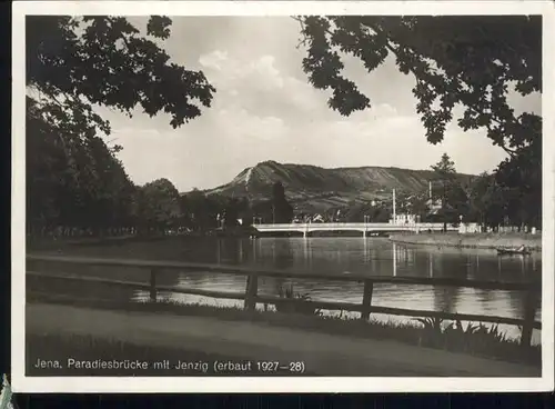 Jena Paradiesbruecke Jenzig / Jena /Jena Stadtkreis