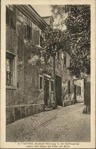 Weimar Thueringen Goethes Wohnung Seifengasse / Weimar /Weimar Stadtkreis