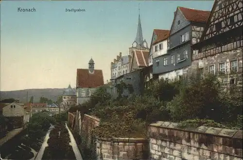 Kronach Oberfranken Stadtgraben / Kronach /Kronach LKR