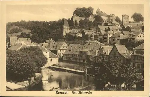 Kronach Oberfranken Steinwehr / Kronach /Kronach LKR