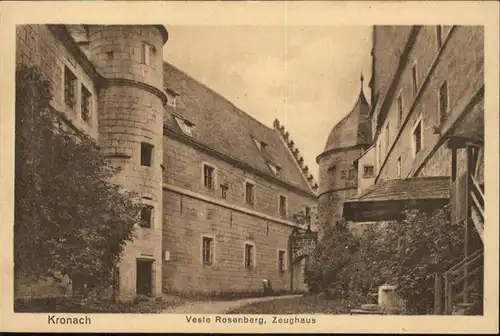 Kronach Oberfranken Veste Rosenberg Zeughaus / Kronach /Kronach LKR