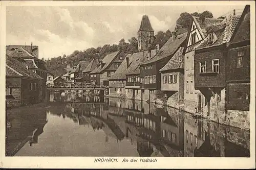 Kronach Oberfranken Hasslach Bruecke / Kronach /Kronach LKR