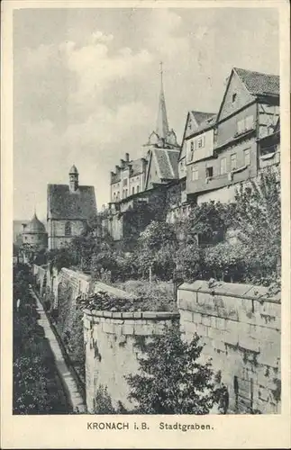 Kronach Oberfranken Stadtgraben / Kronach /Kronach LKR