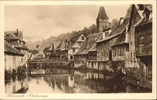 Kronach Oberfranken Klosterwage Bruecke / Kronach /Kronach LKR