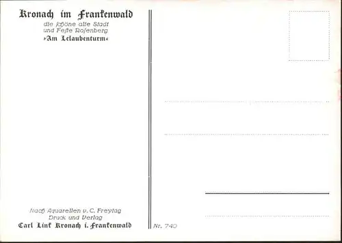 Kronach Oberfranken Kuenstler C Freytag / Kronach /Kronach LKR