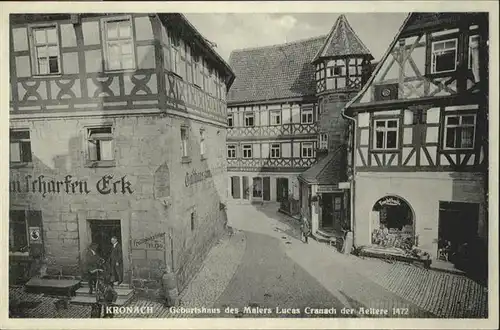 Kronach Oberfranken Geburtshaus Lucas Cranach  / Kronach /Kronach LKR