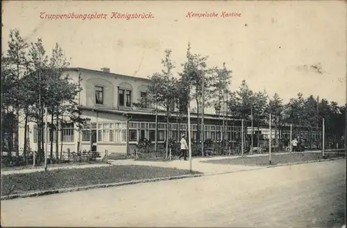 Koenigsbrueck Truppenuebungsplatz Hempelsche Kantine x