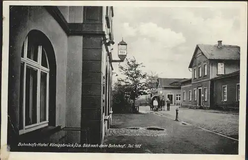 Koenigsbrueck Koenigsbrueck Bahnhofs Hotel Union Bier x / Koenigsbrueck /Bautzen LKR