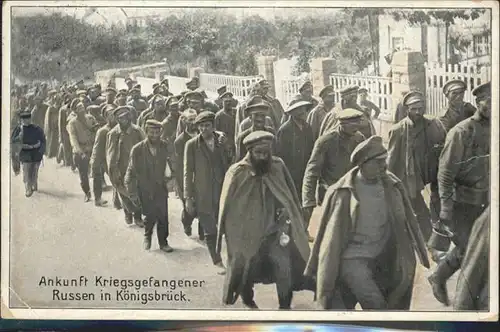 Koenigsbrueck Koenigsbrueck Ankunft Kriegsgefangener Russen x / Koenigsbrueck /Bautzen LKR