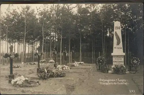 Koenigsbrueck Gegangenen Lager Friedhof *