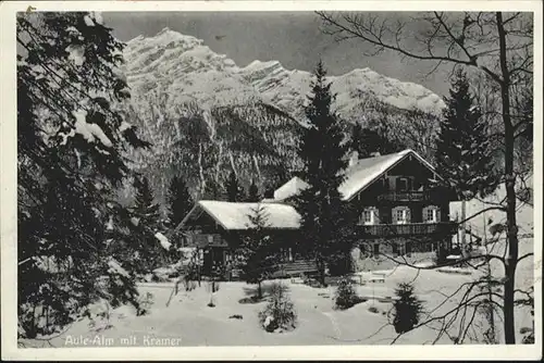 Garmisch-Partenkirchen Garmisch Aulealm Kramer * / Garmisch-Partenkirchen /Garmisch-Partenkirchen LKR