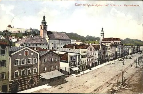 Tittmoning Stadtplatz Schloss Klosterkirche x