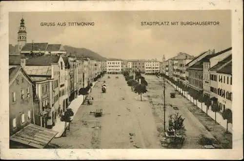 Tittmoning Stadtplatz Burghausertor *