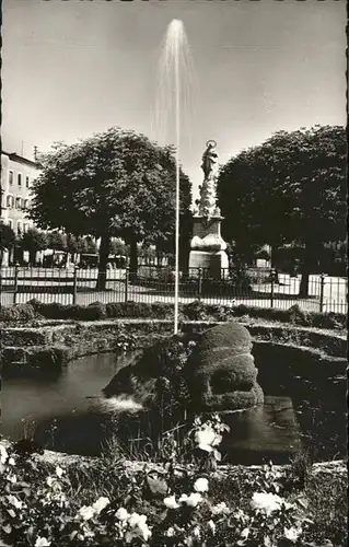 Tittmoning Brunnen Mariensaeule