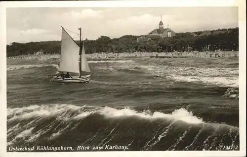 Kuehlungsborn Kurhaus Segelboot