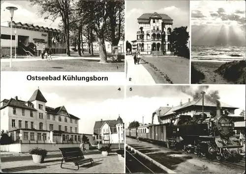 Kuehlungsborn FDGB Merrwasserschwimmhalle Molli Bahn