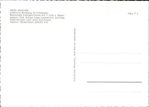 Wirsberg Hotel Hilscher
