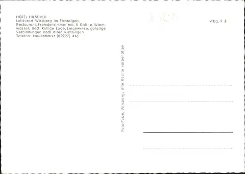 Wirsberg Hotel Hilscher