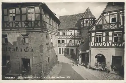 Kronach Oberfranken Geburtshaus Lucas Cranach