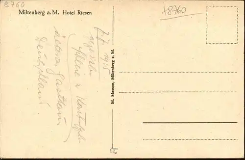 Miltenberg Hotel Riesen