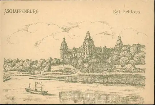 Aschaffenburg Schloss Schiff