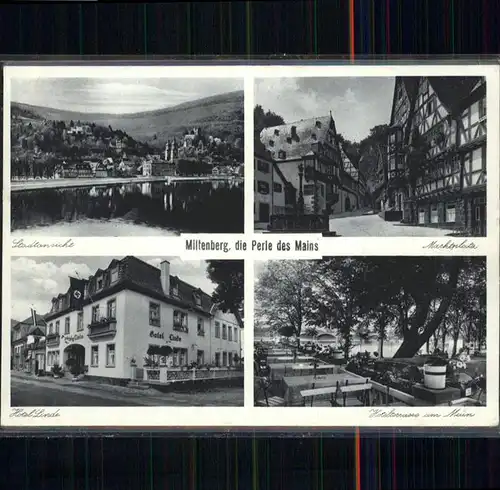 Miltenberg Marktplatz Hotel Linde 