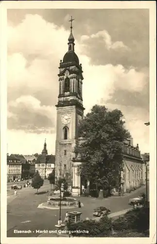 Eisenach Thueringen Markt Georgen Kirche 