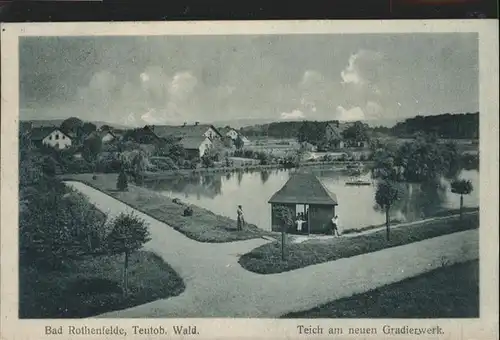 Bad Rothenfelde Teich Gradierwerk