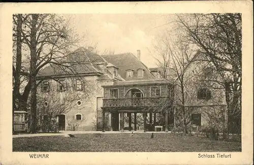 Weimar Thueringen Schloss Tiefurt / Weimar /Weimar Stadtkreis